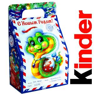 Детский подарок на Новый Год в жестяной упаковке весом 335 грамм по цене 1312 руб в Ясногорске
